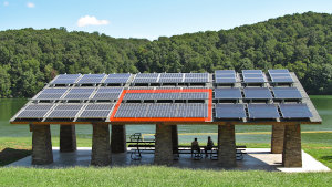 Pavilion Solar Array B - Polycrystalline