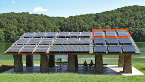 Pavilion Solar Array F - Hybrid